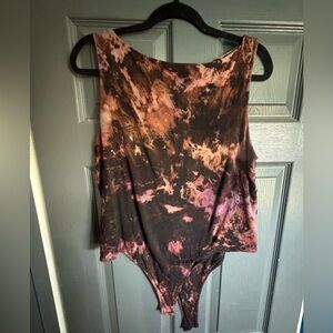 A New Day Black reverse dyed body suit